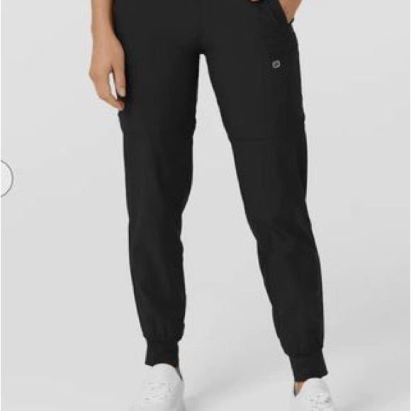 2 plus size pair of jogger style scrubs - Picture 1 of 4